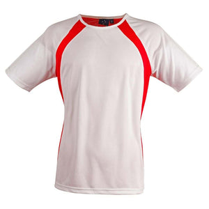 TS71_SPRINT TEE SHIRT Men's-White Red