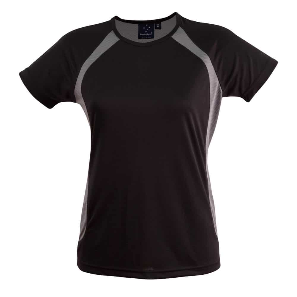 TS72_SPRINT TEE SHIRT Ladies-Black Ash