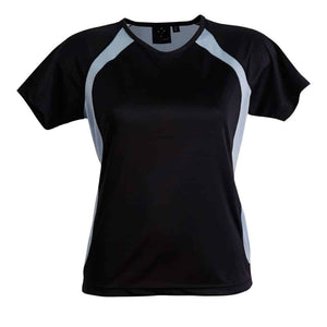 TS72_SPRINT TEE SHIRT Ladies-Navy Skyblue