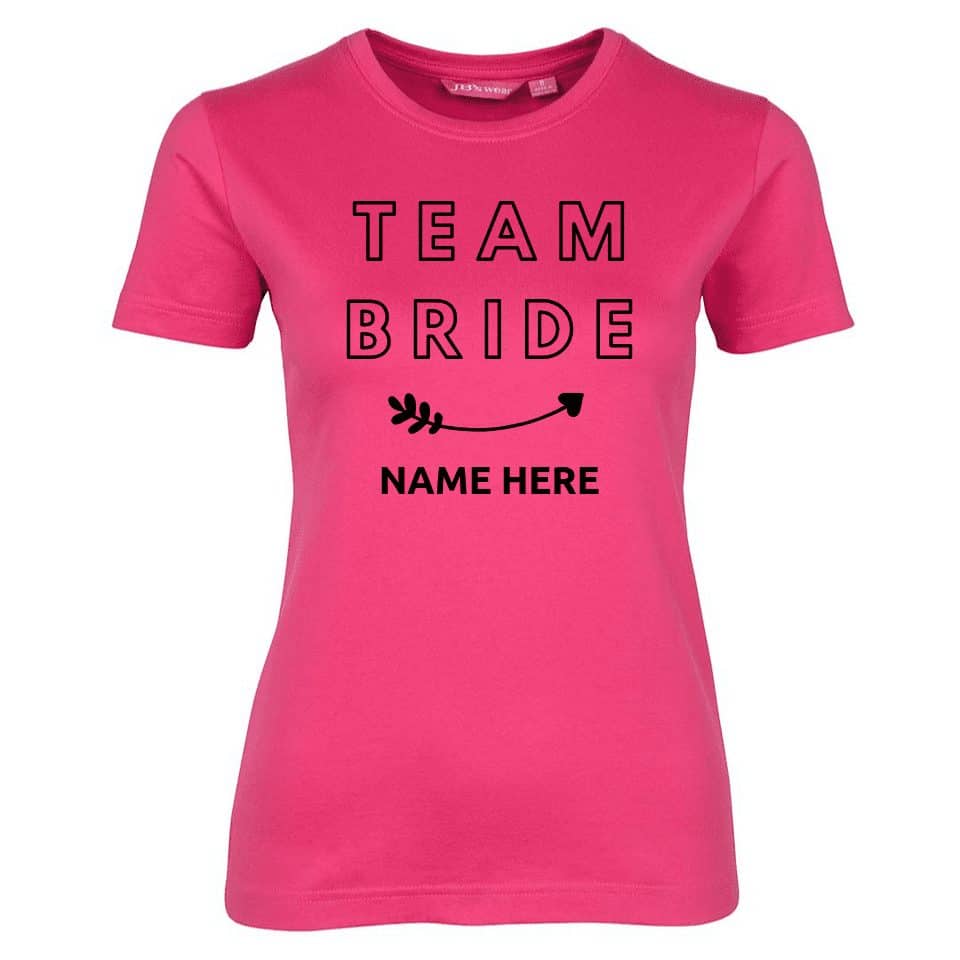 Team-Bride_Hot-Pink_Ladies-Tees