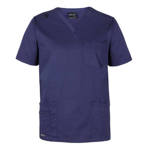 UNISEX-PREMIUM-SCRUB-TOP-4SPT-Deep-Cobalt