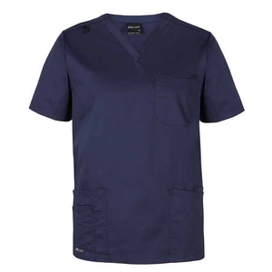 UNISEX-PREMIUM-SCRUB-TOP-4SPT-Navy