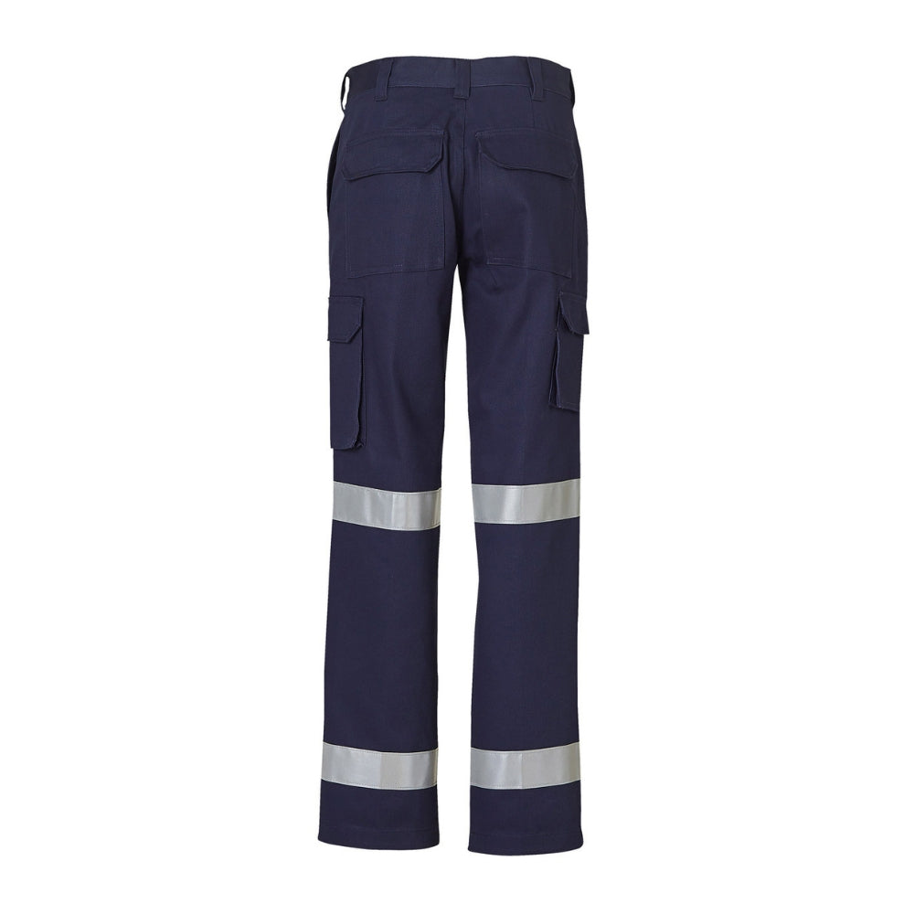 WS Ladies Heavy Cotton Drill Cargo Pants With Biomotion 3M Tapes - WP15HV