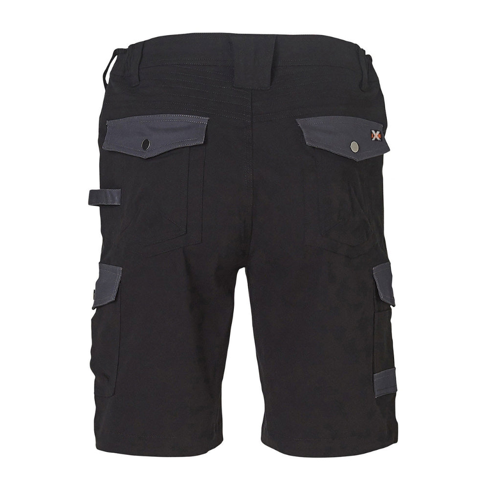 WS Mens Stretch Cargo Work Shorts With Design Panel Treatments - WP23