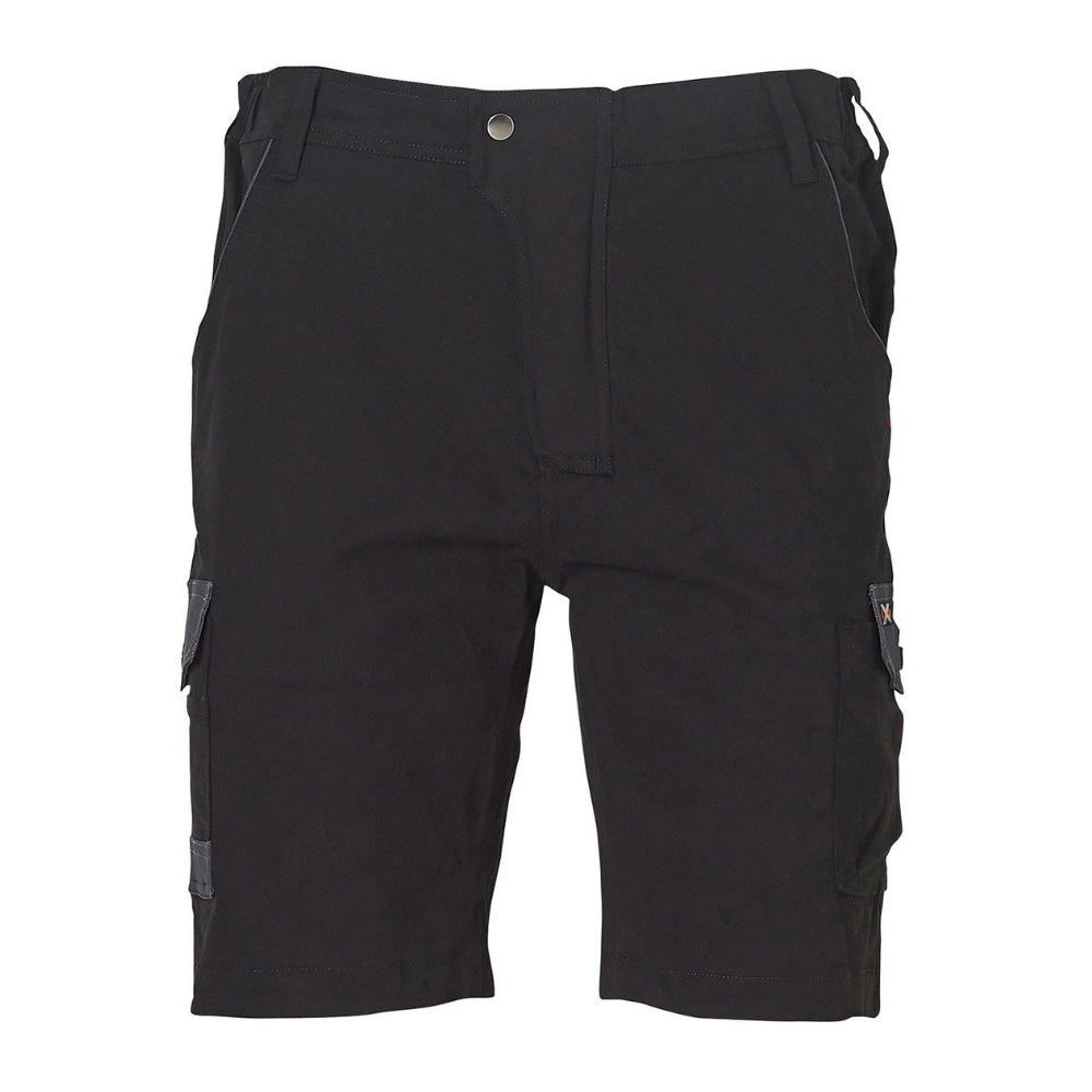 WS Mens Stretch Cargo Work Shorts With Design Panel Treatments - WP23