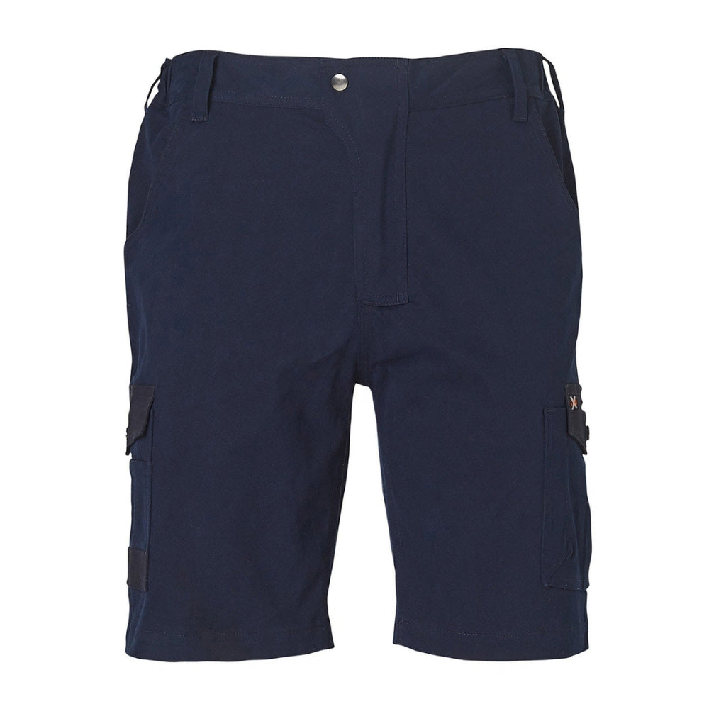 WS Mens Stretch Cargo Work Shorts With Design Panel Treatments - WP23