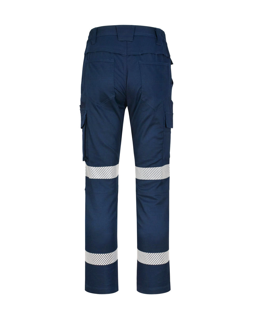WS  Unisex Cotton Stretch RIP-Stop Work Pants With Segmented Tape - WP26HV