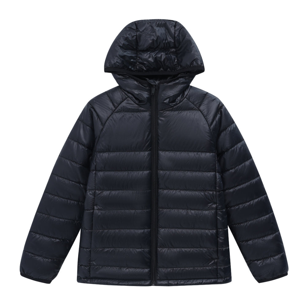 WS Adults Sustainable Lightweight Hooded Puffer Jacket JK67