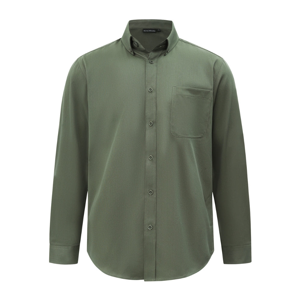 WS Mens Smart Casual Cotton Blend L/S Shirt M7009L