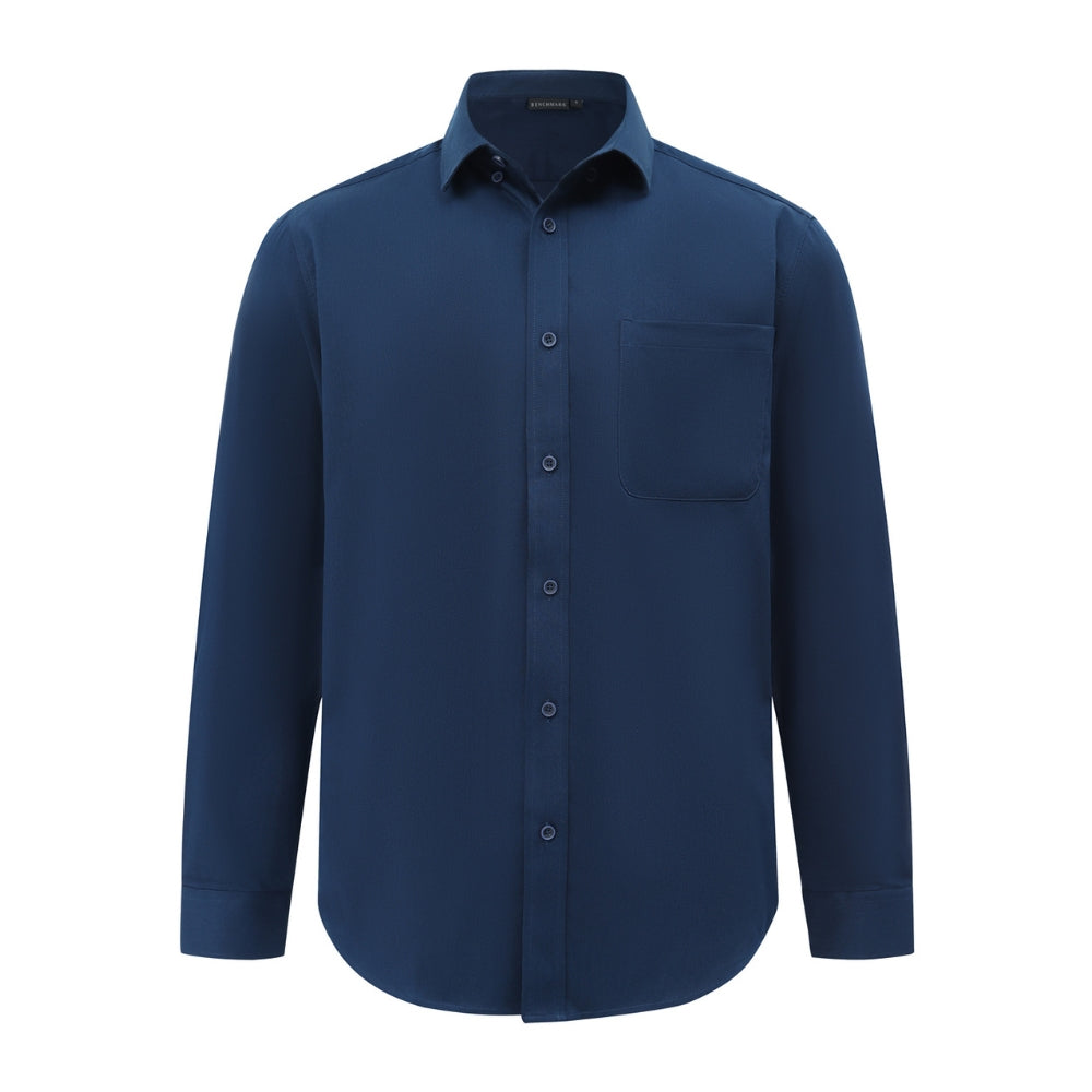 WS Mens Smart Casual Cotton Blend L/S Shirt M7009L