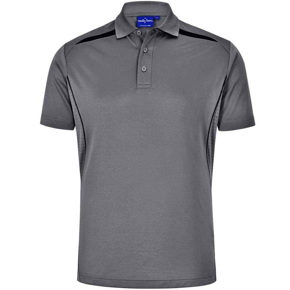 WS Mens Sustainable Poly/Cotton Contrast SS Polo PS93