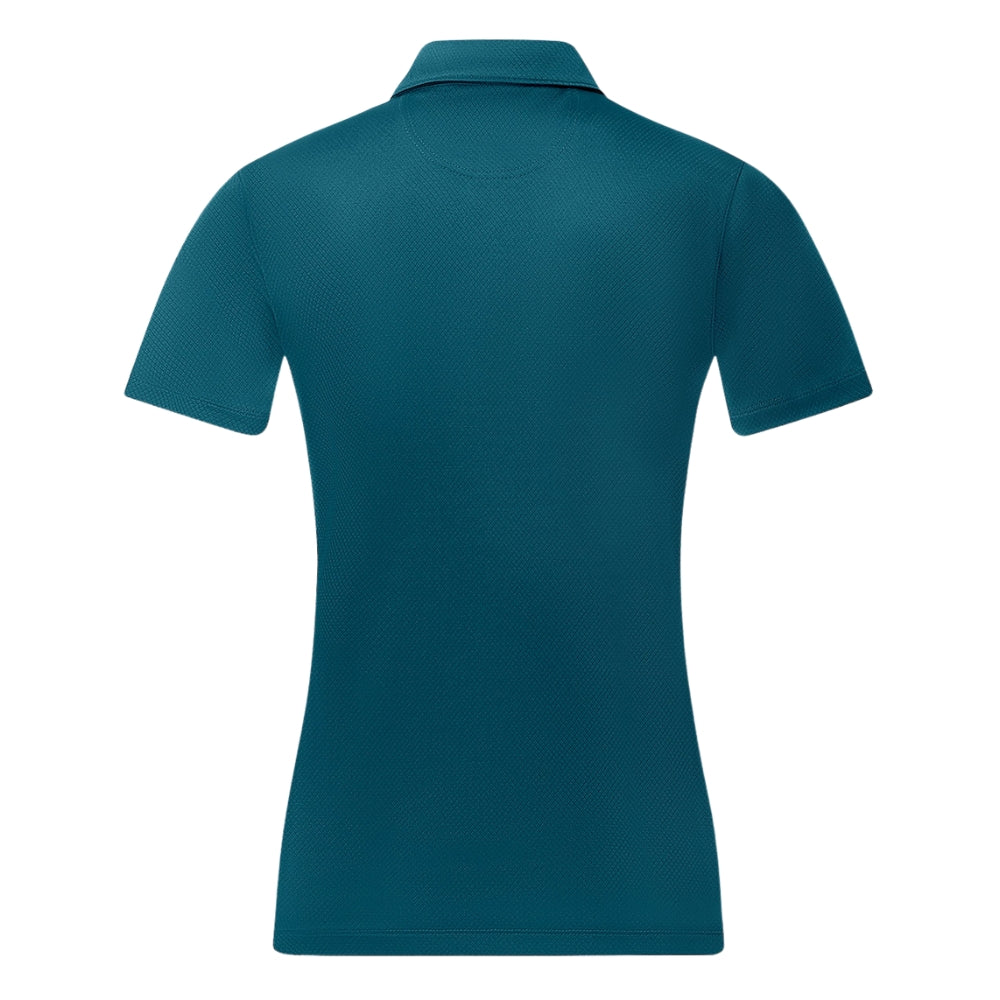 WS Sustainable Jacquard Knit Polo Ladies PS96