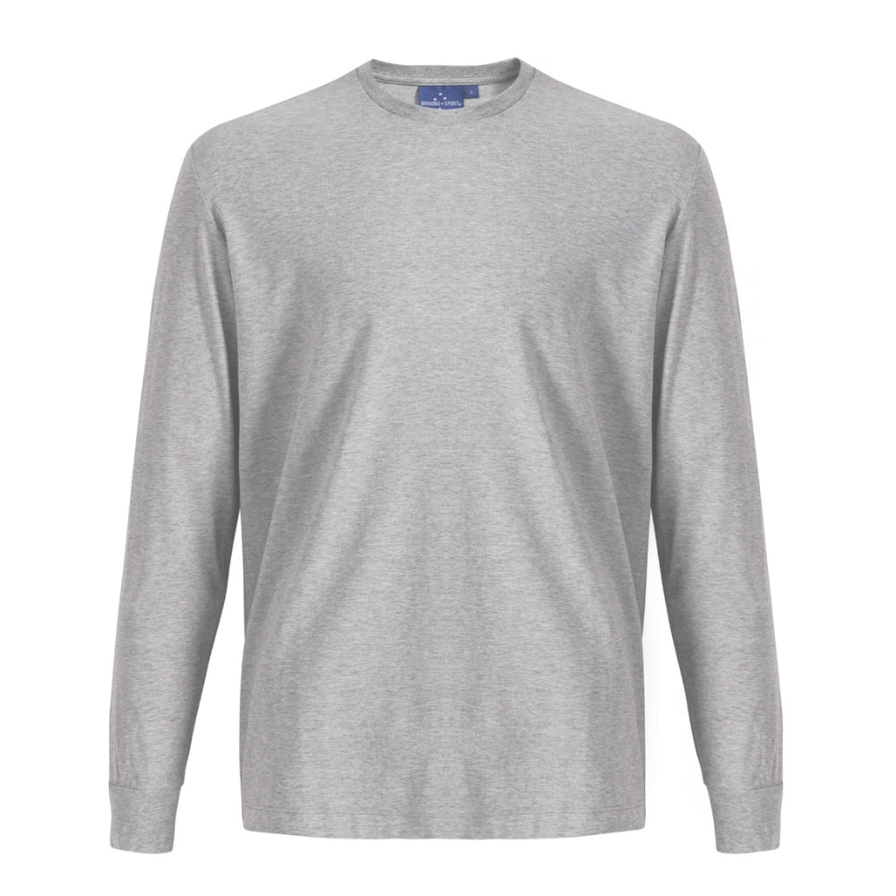 WS Mens Premium Cotton Face L/S Tee - TS47