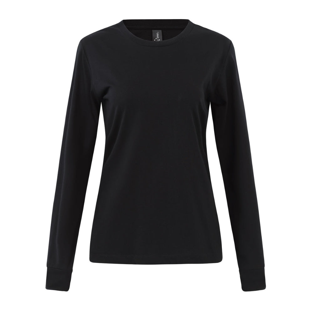 WS Ladies Premium Cotton Face L/S Tee - TS48