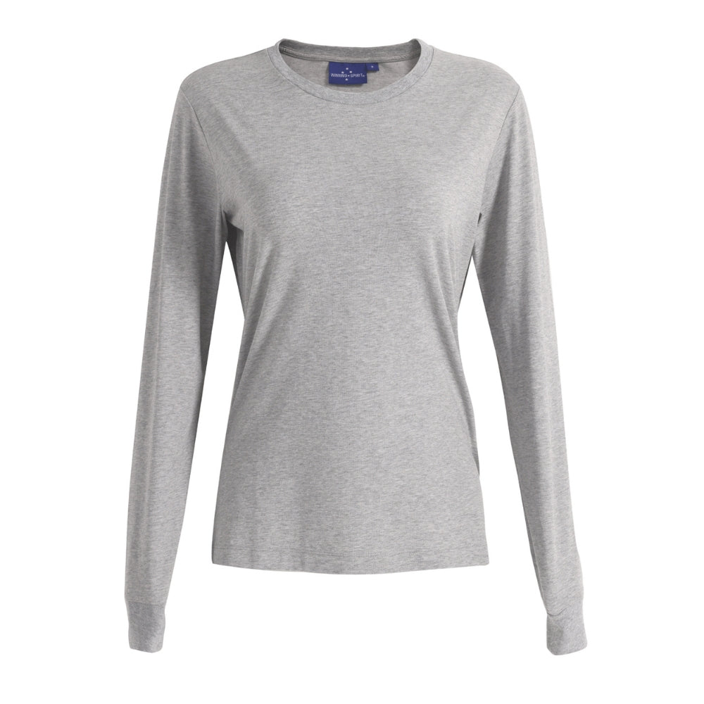 WS Ladies Premium Cotton Face L/S Tee - TS48