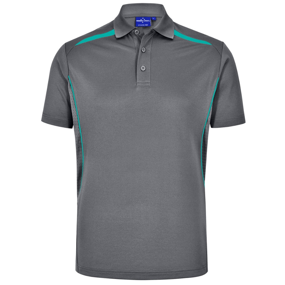 WS Mens Sustainable Poly/Cotton Contrast SS Polo PS93