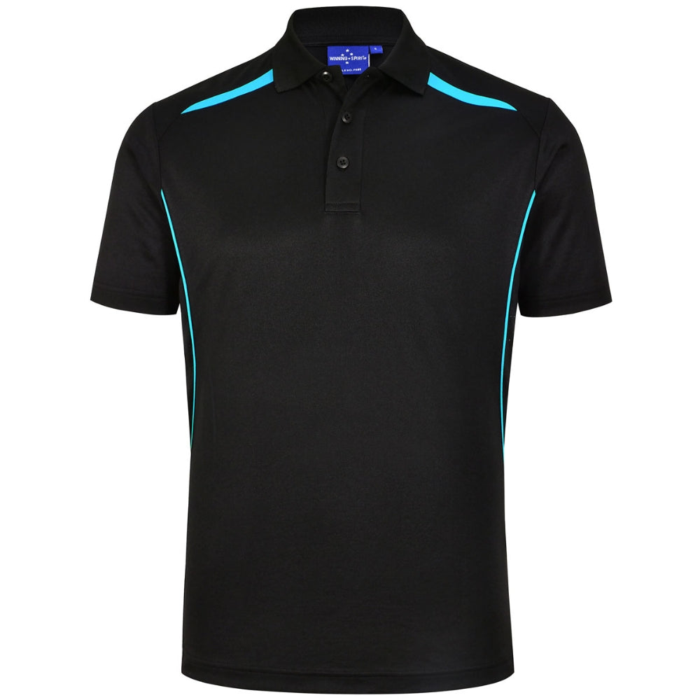 WS Mens Sustainable Poly/Cotton Contrast SS Polo PS93