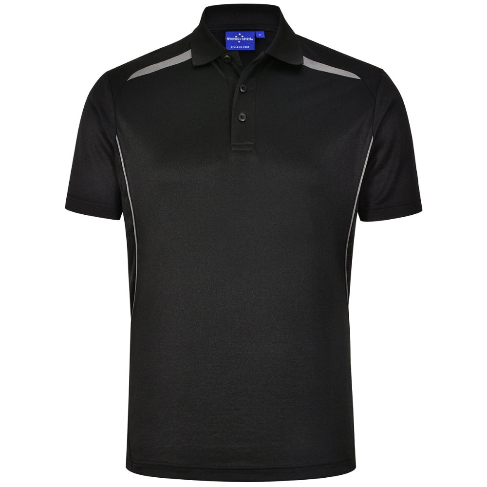 WS Mens Sustainable Poly/Cotton Contrast SS Polo PS93