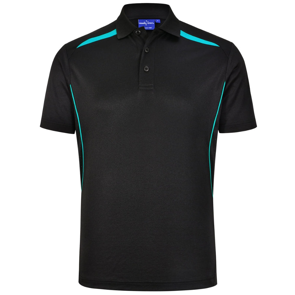 WS Mens Sustainable Poly/Cotton Contrast SS Polo PS93