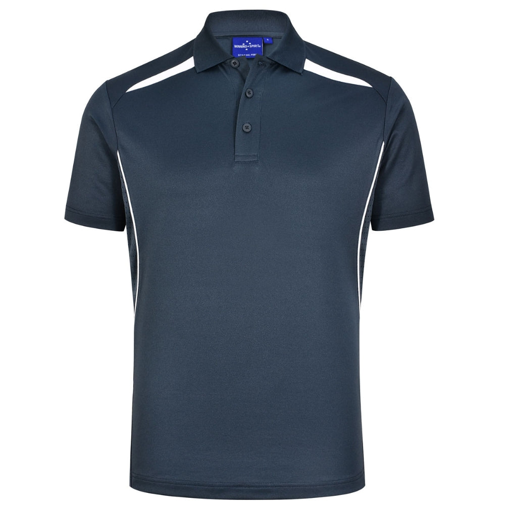 WS Mens Sustainable Poly/Cotton Contrast SS Polo PS93