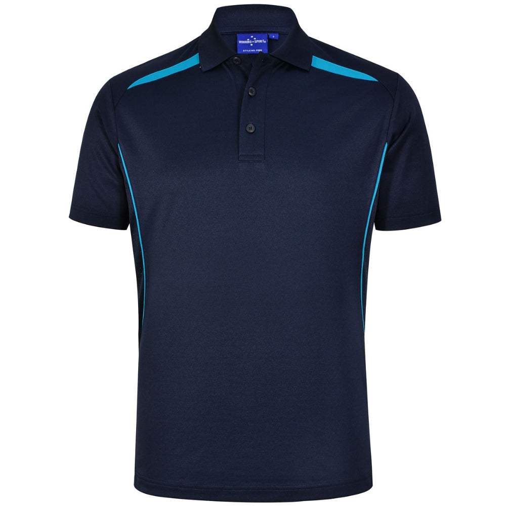 WS Mens Sustainable Poly/Cotton Contrast SS Polo PS93