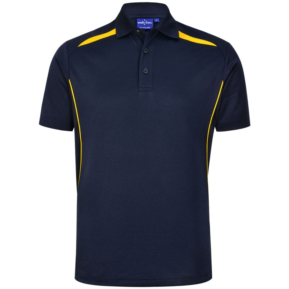 WS Mens Sustainable Poly/Cotton Contrast SS Polo PS93