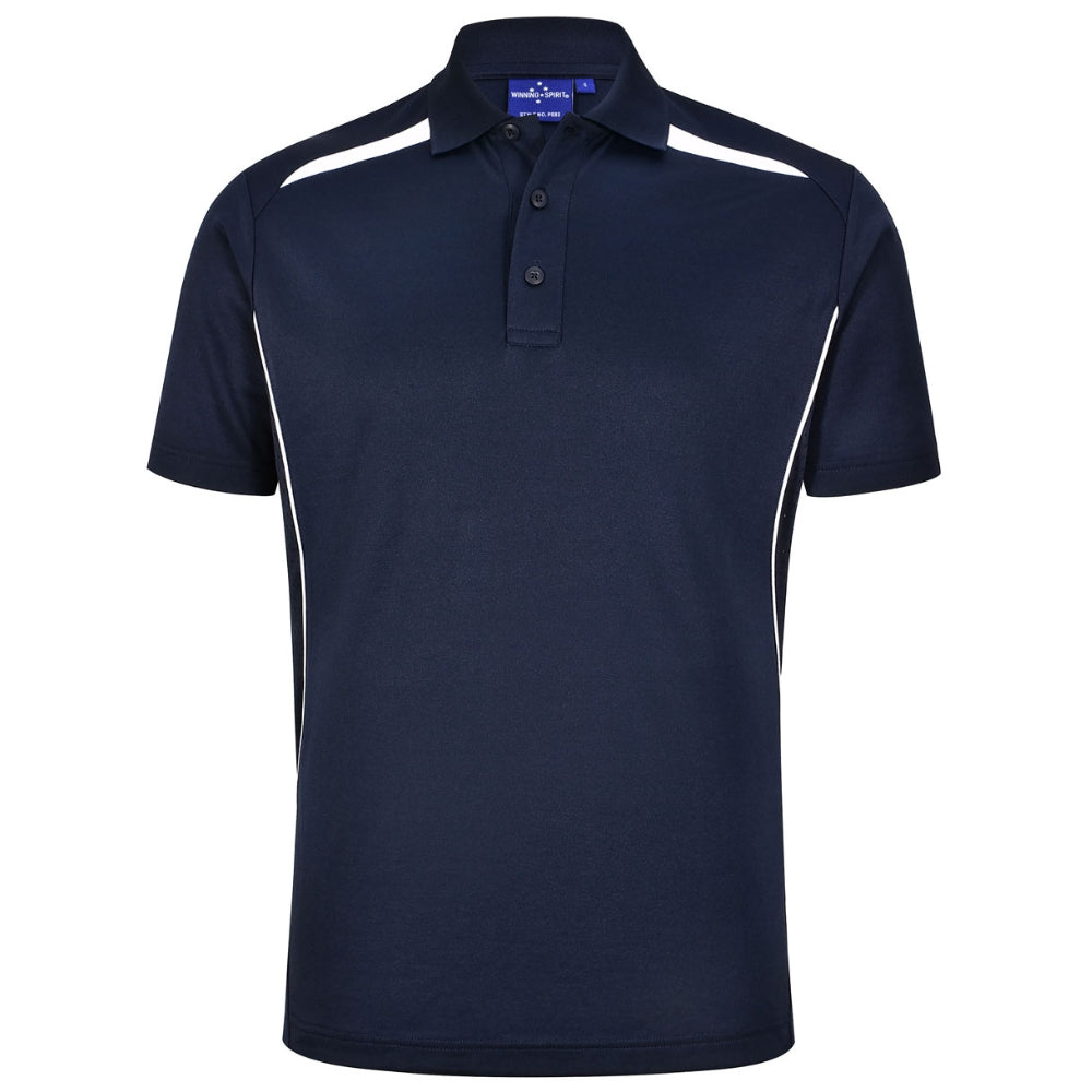 WS Mens Sustainable Poly/Cotton Contrast SS Polo PS93