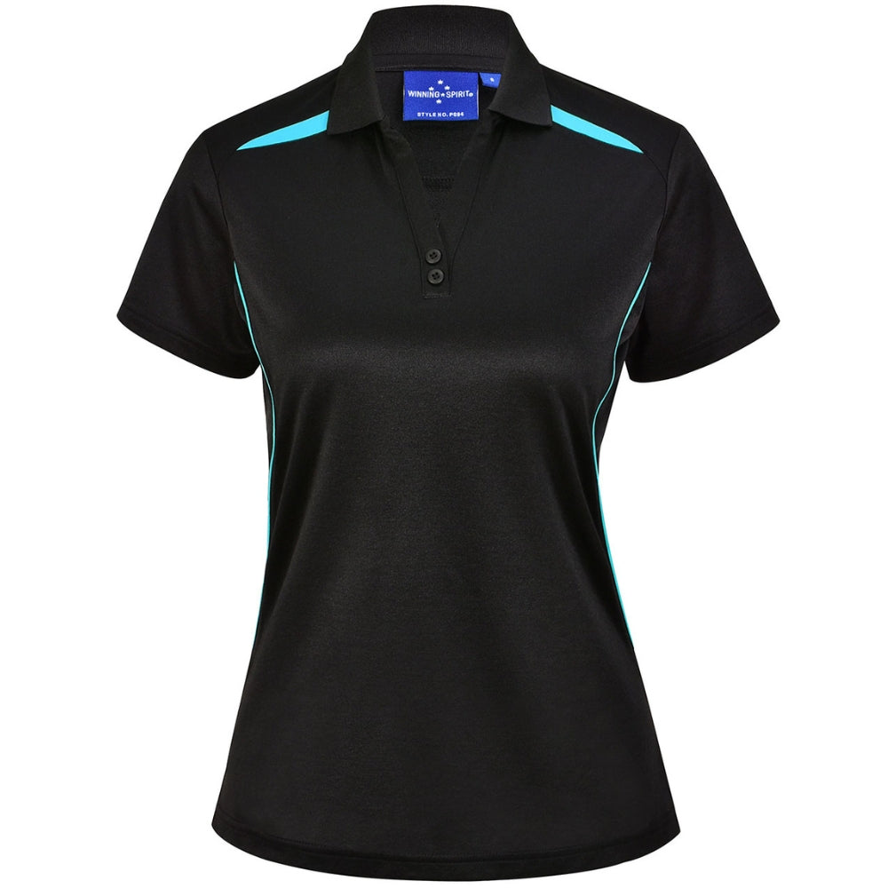 WS Ladies Sustainable Poly/Cotton Contrast SS Polo PS94