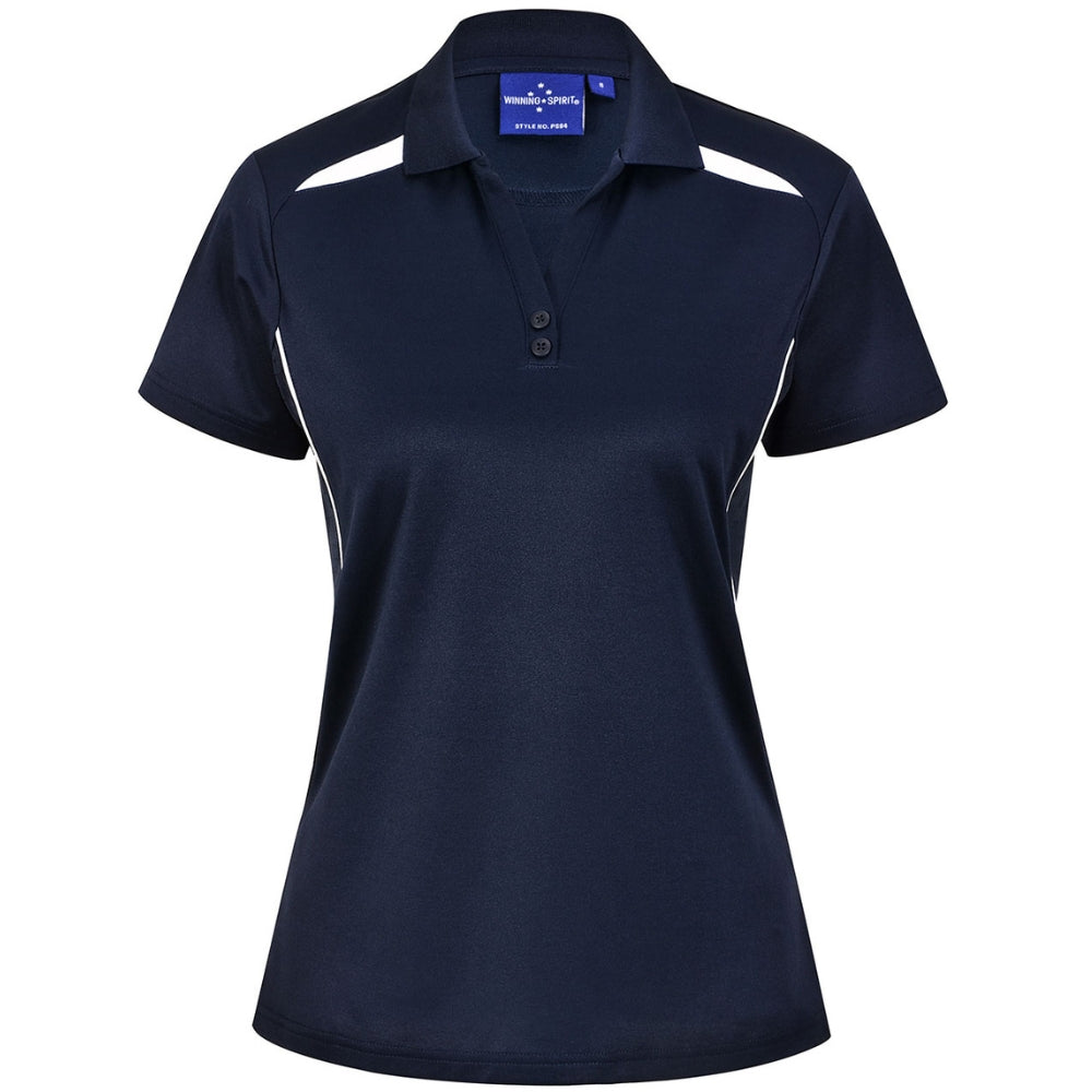 WS Ladies Sustainable Poly/Cotton Contrast SS Polo PS94