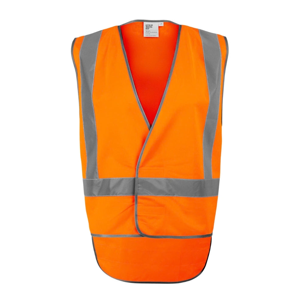 WS HI-VIS X BACK SAFETY VEST WITH TAIL SW72