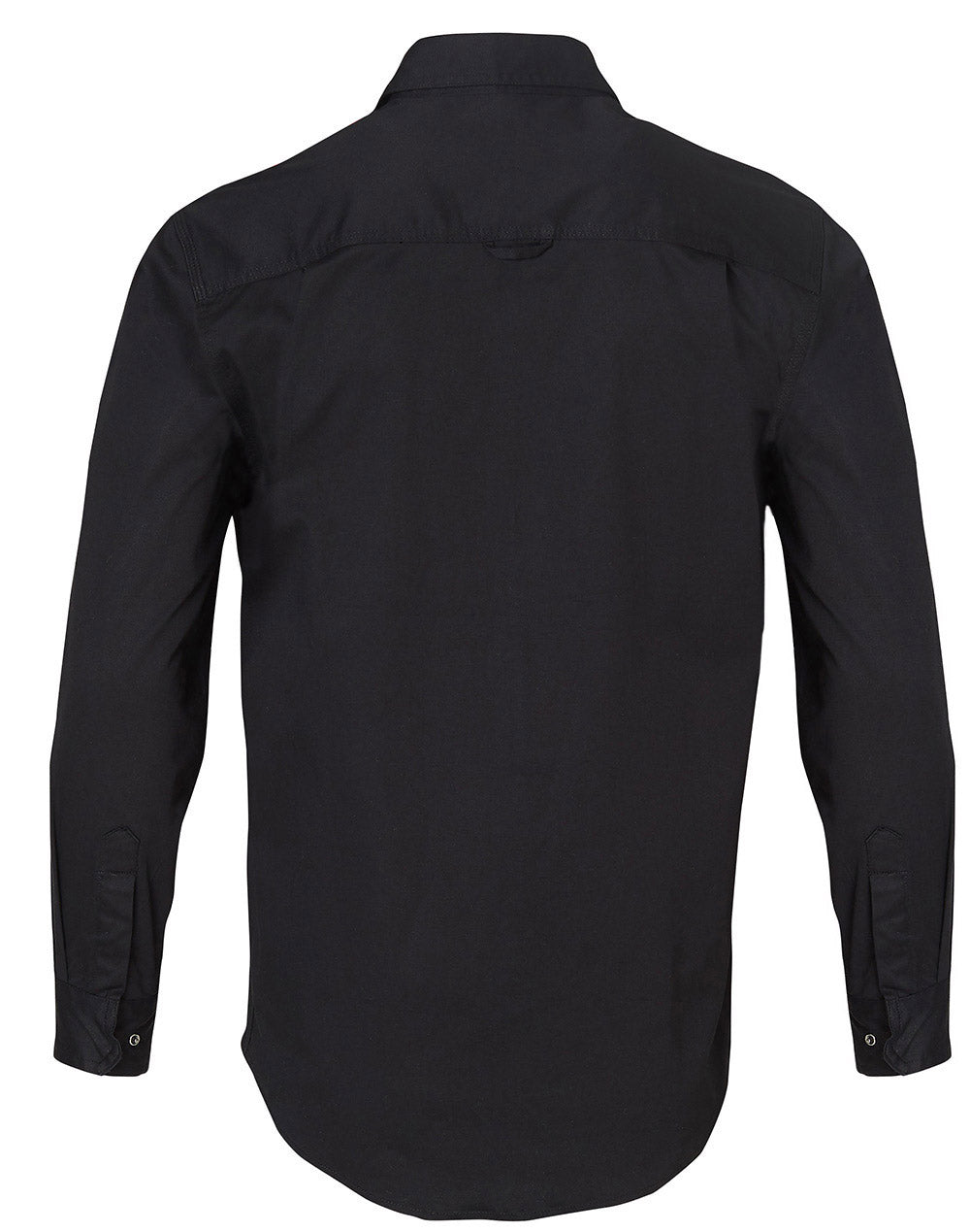 WS Mens Stretch Work Shirt With  2 Front Flap Pockets - WT10