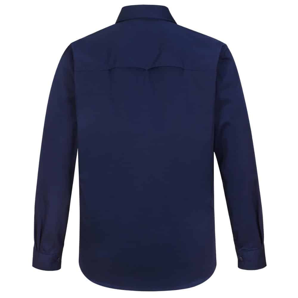 WT12_UNISEX-COOL-BREEZE-CLOSED-FRONT-LS-WORK-SHIRT-Navy-back