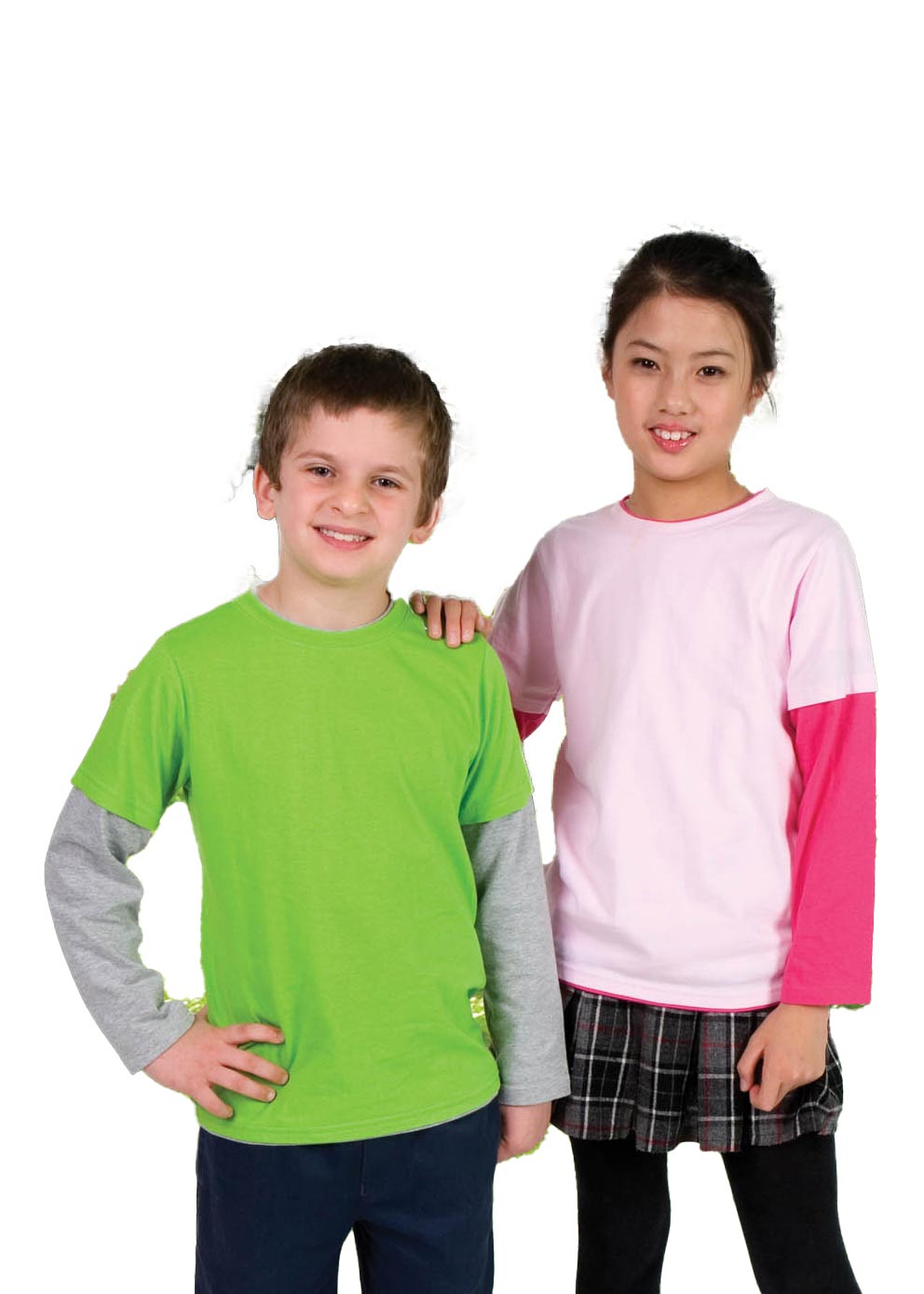 RM Kid's Double Sleeve T-Shirt - B109KS
