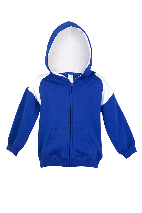 RM Kids Shoulder Contrast Panel Hoodies with Zipper - F335ZZ