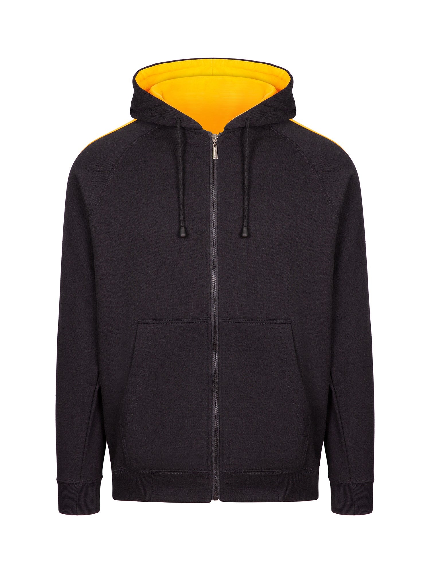 RM Mens Unbrushed Stripe Sleeve Hoodie - F600HZ