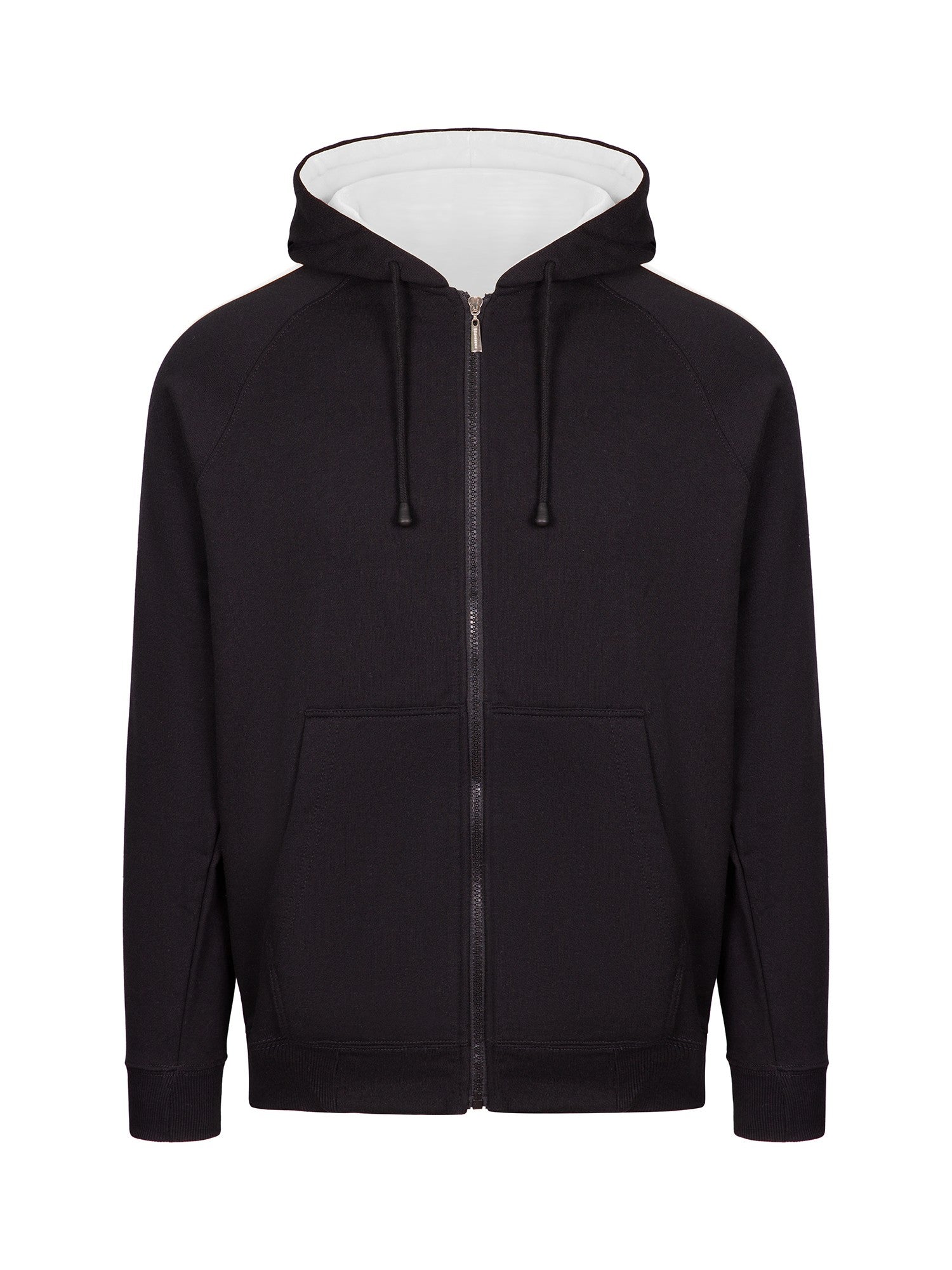 RM Mens Unbrushed Stripe Sleeve Hoodie - F600HZ