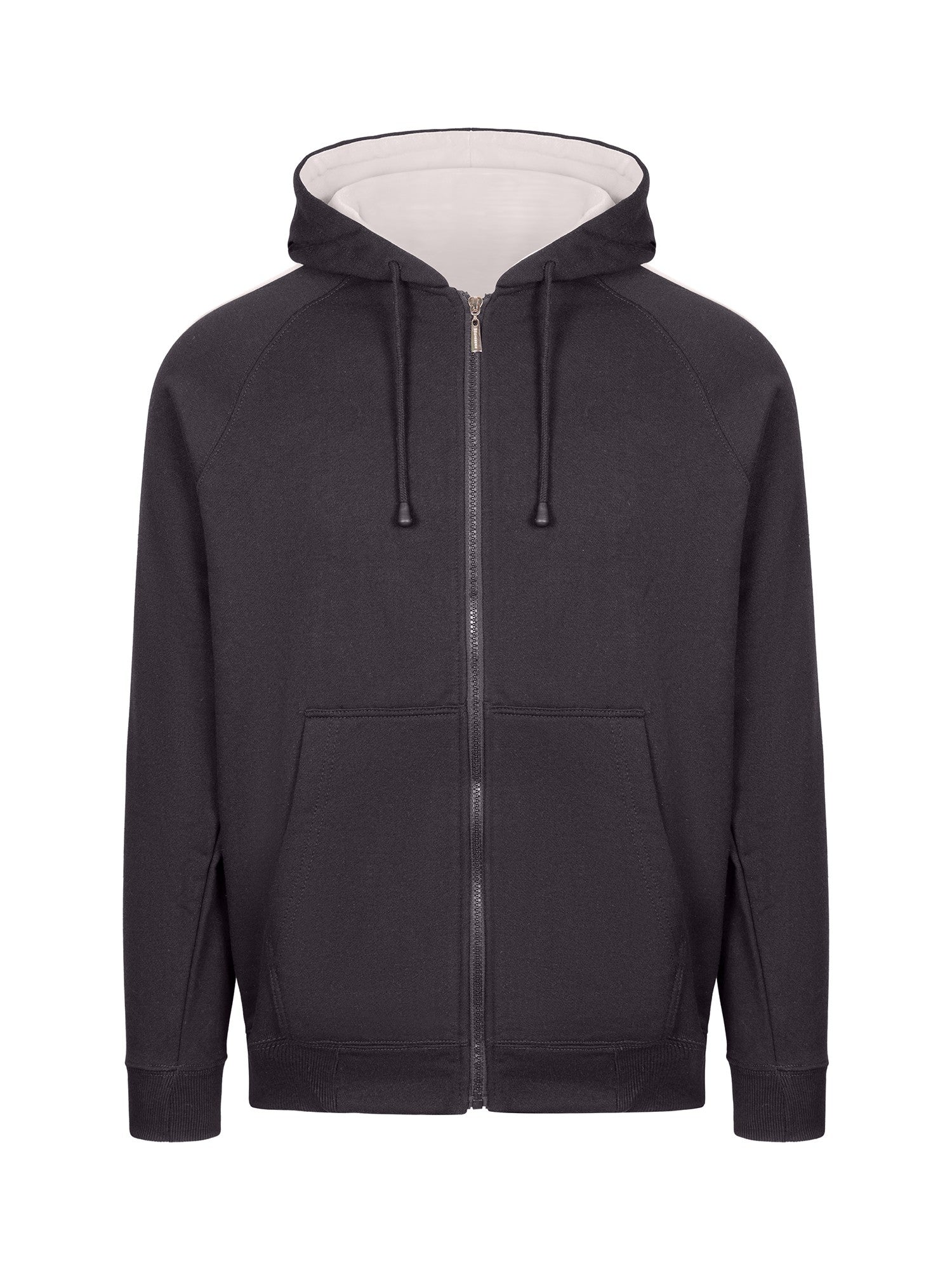 RM Mens Unbrushed Stripe Sleeve Hoodie - F600HZ