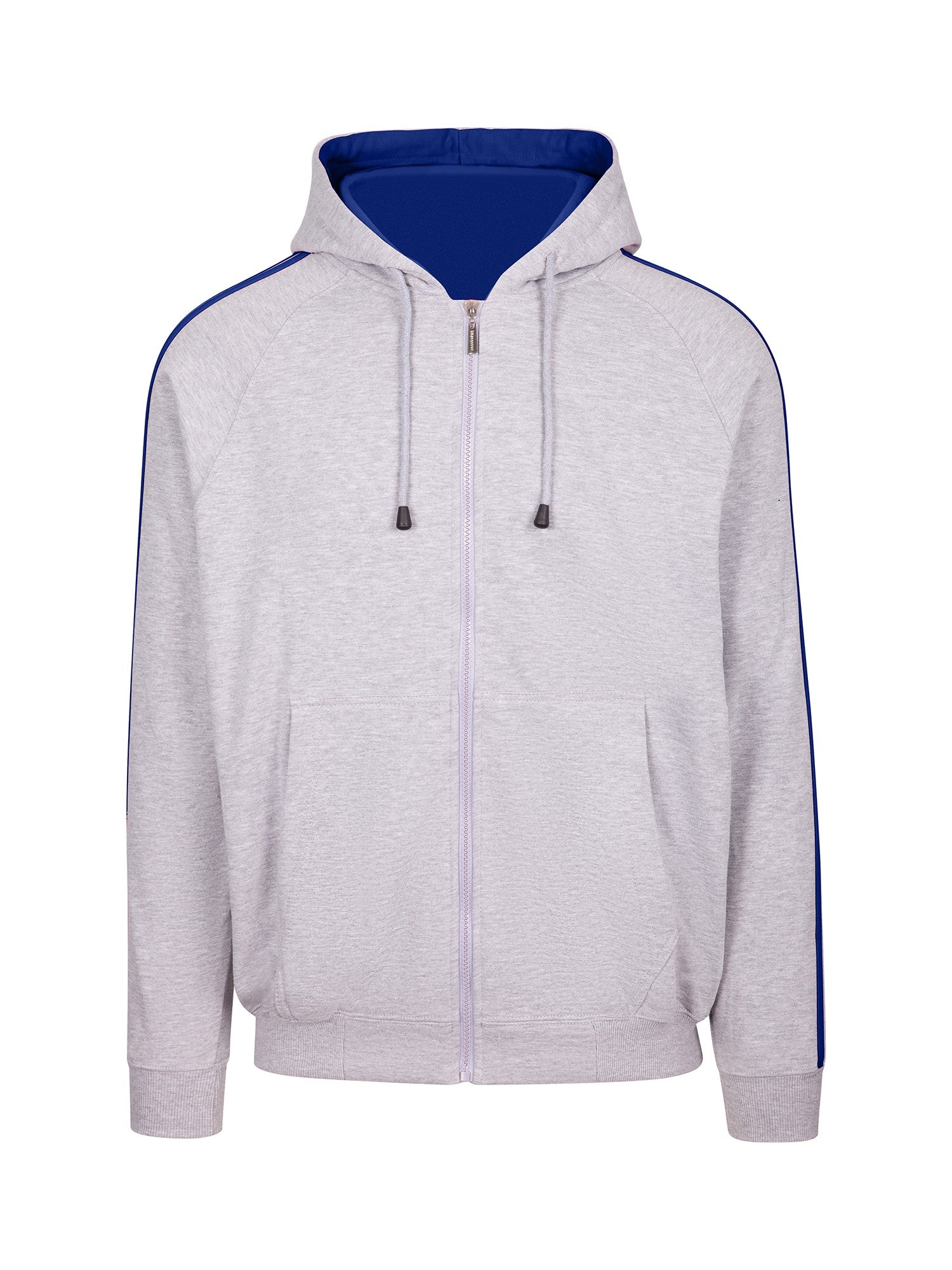 RM Mens Unbrushed Stripe Sleeve Hoodie - F600HZ
