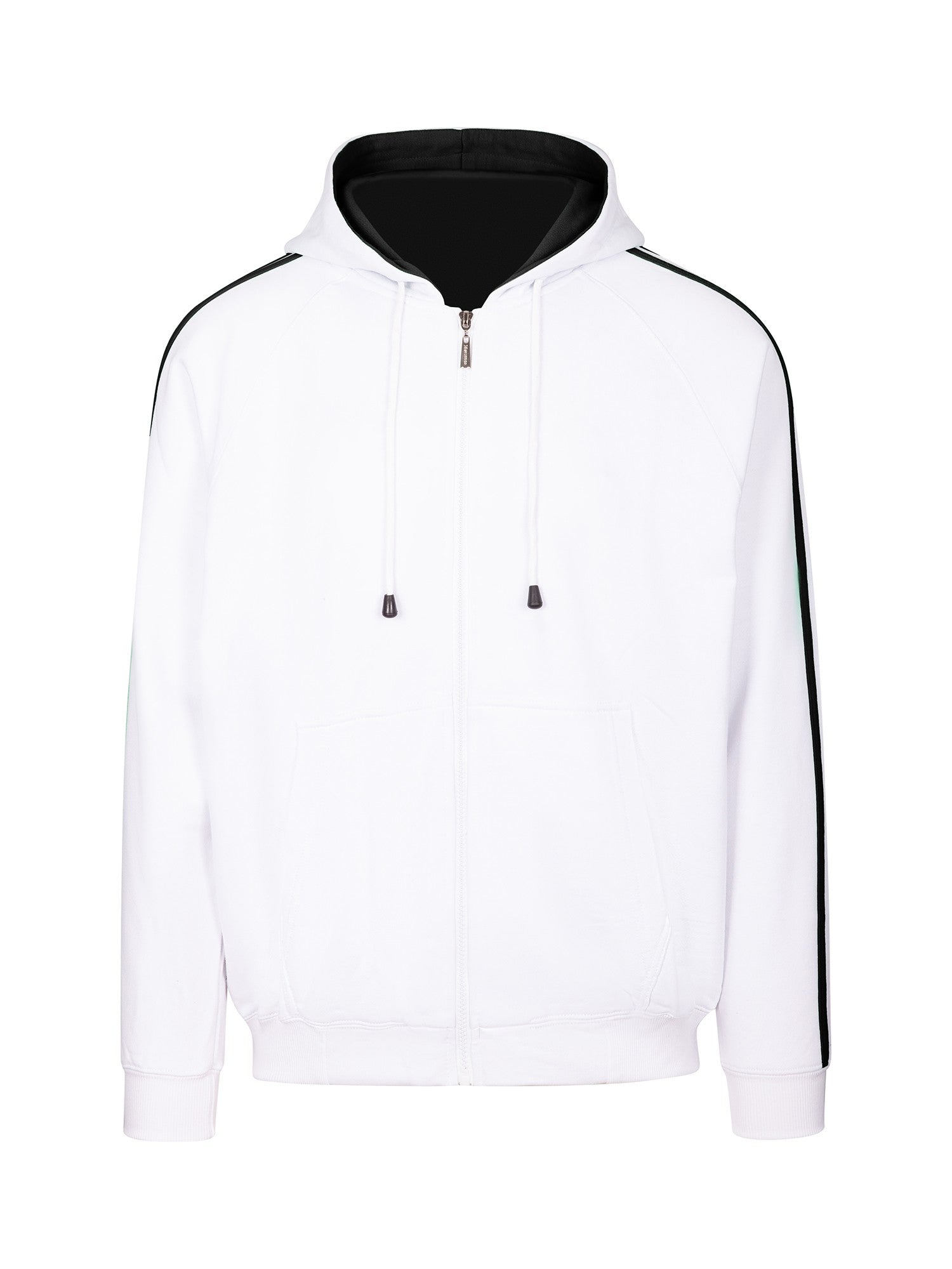RM Mens Unbrushed Stripe Sleeve Hoodie - F600HZ