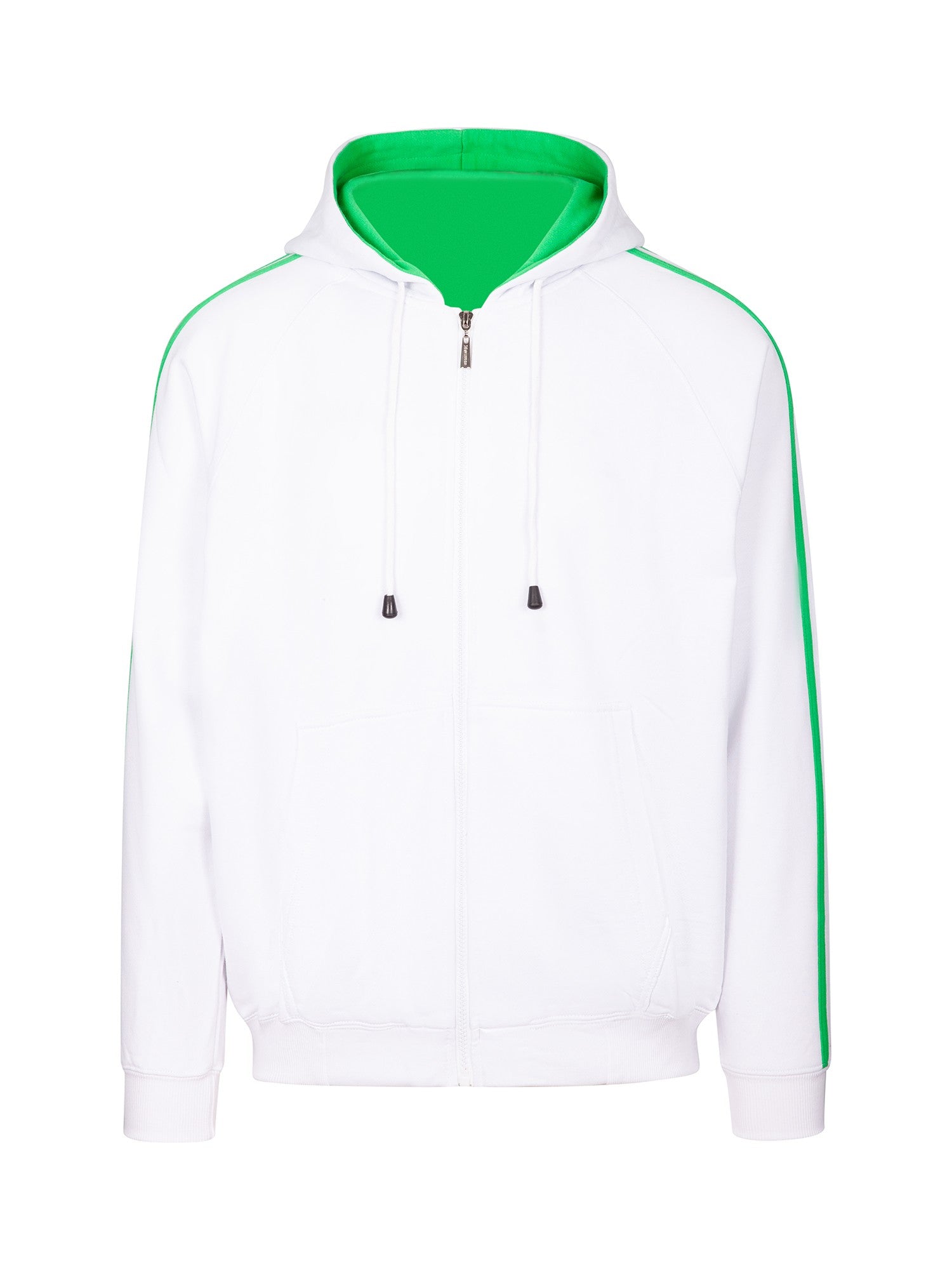 RM Mens Unbrushed Stripe Sleeve Hoodie - F600HZ