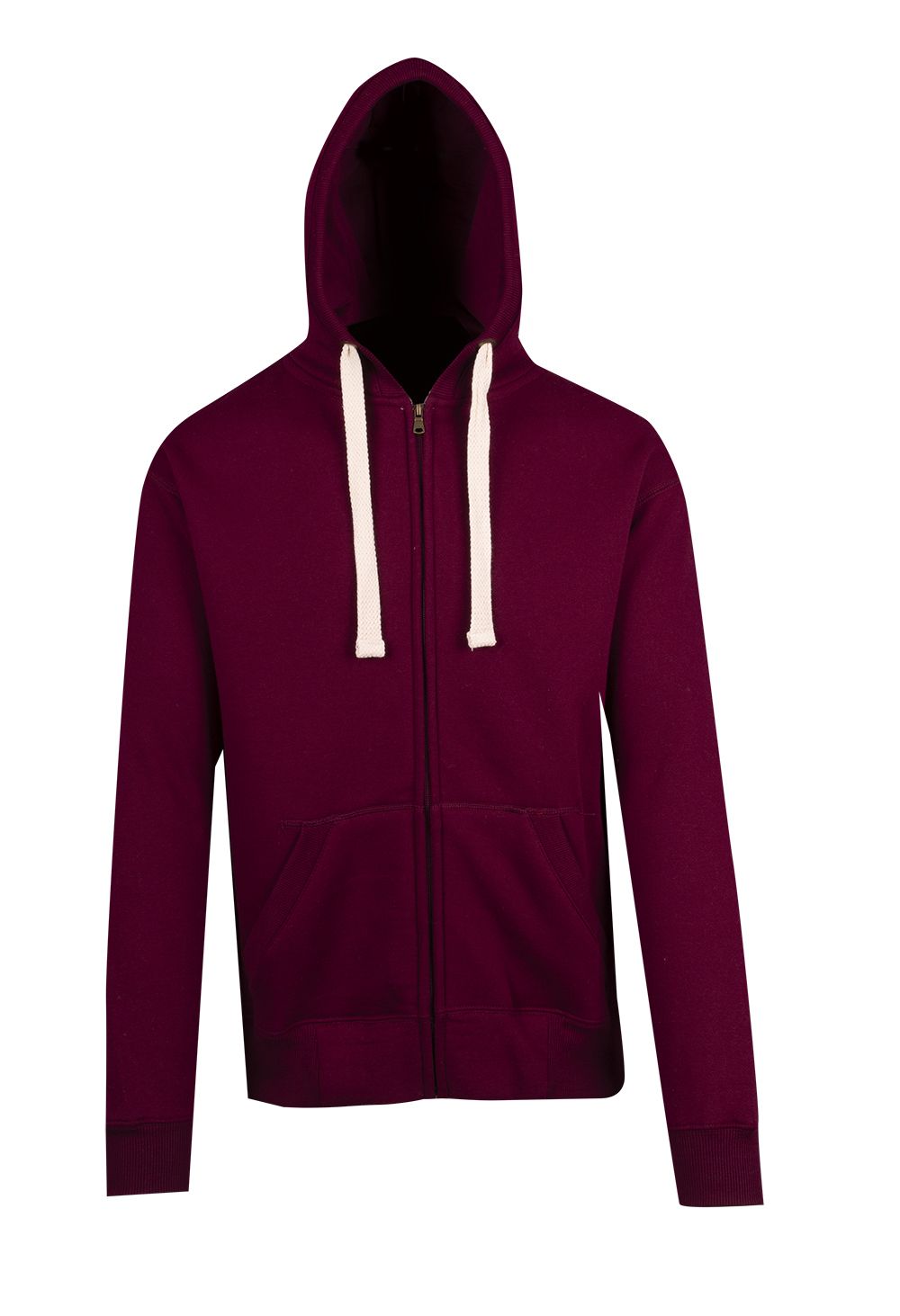 RM Mens Brushed Heavy Zip Fleece Hoodie - F909HZ