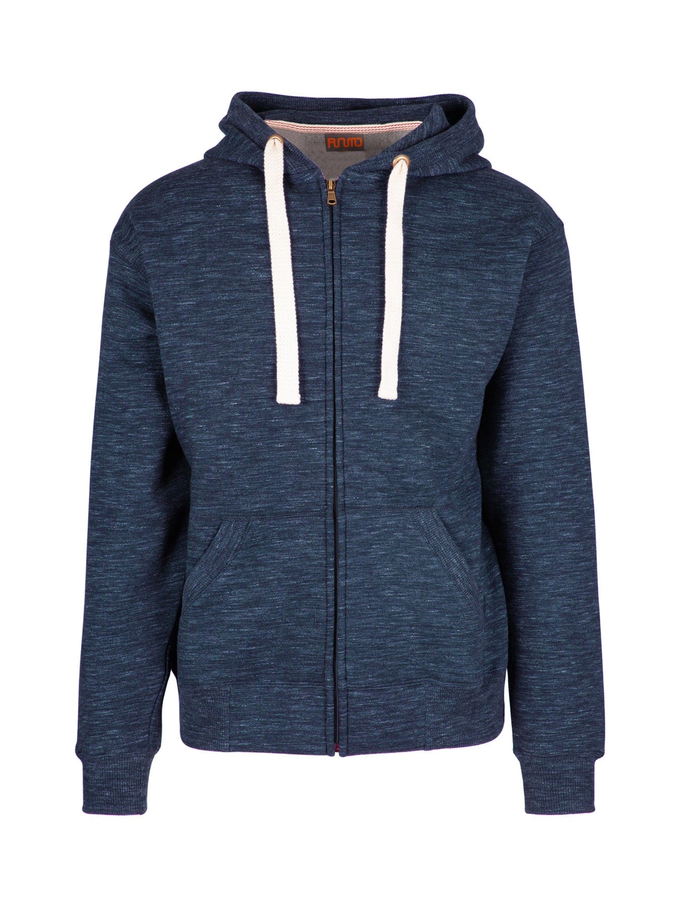 RM Mens Brushed Heavy Zip Fleece Hoodie - F909HZ