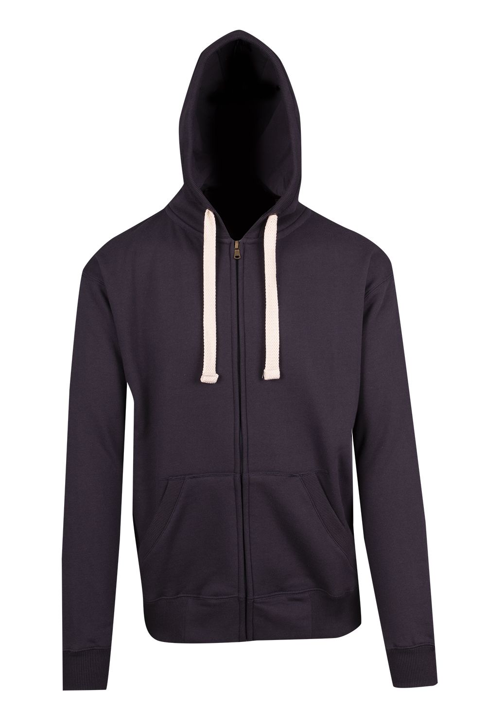 RM Mens Brushed Heavy Zip Fleece Hoodie - F909HZ