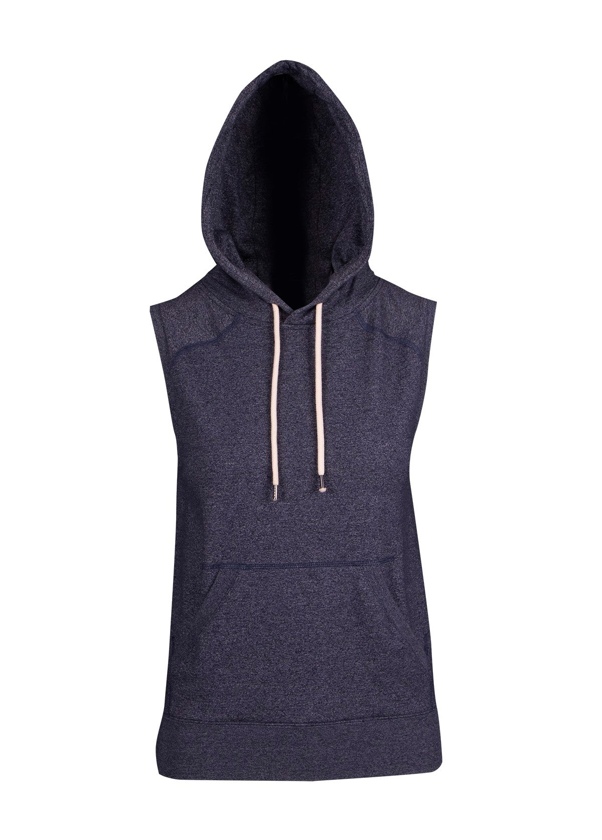 RM Womens/Junior Heather Sleeveless ZIP Hoodies - Greatness Range - FZ77UN