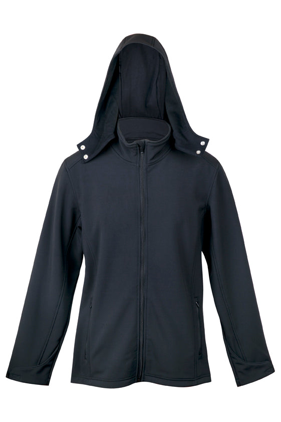 RM Womens Soft Shell Hooded Jacket Tempest Range - J483LD