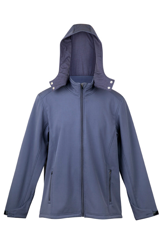 RM Men's Soft Shell Hooded Jacket Tempest Range - J483HZ