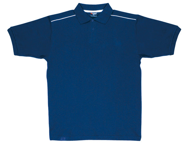 RM Men's / Unisex Cotton Pique Knit With Piping - P700HB