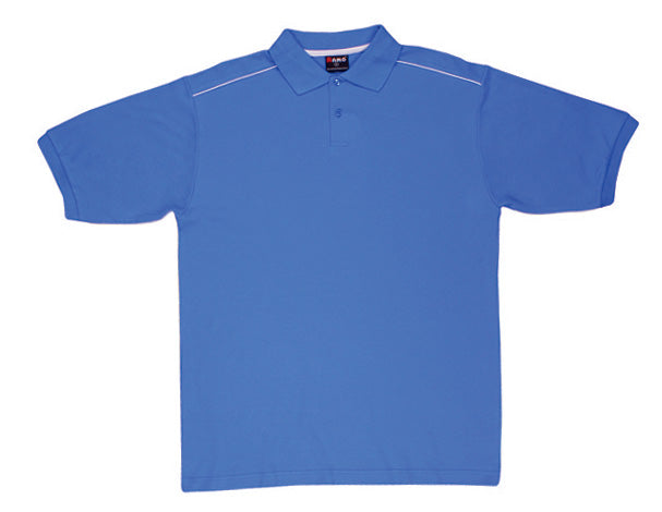 RM Men's / Unisex Cotton Pique Knit With Piping - P700HB