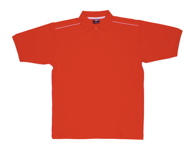 RM Men's / Unisex Cotton Pique Knit With Piping - P700HB