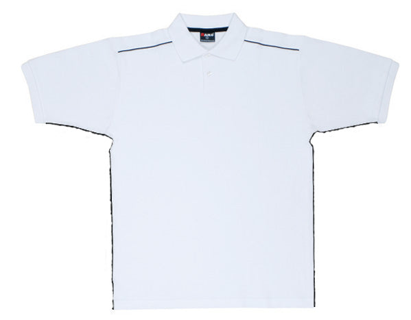 RM Men's / Unisex Cotton Pique Knit With Piping - P700HB